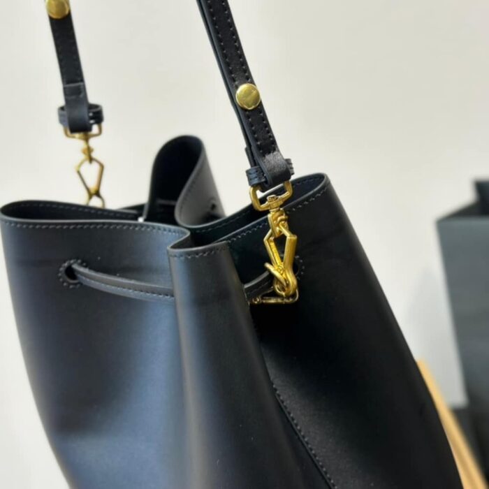 Saint Laurent Paris VII Pochon Black 25cm 8043021EL0W1000 - Image 6
