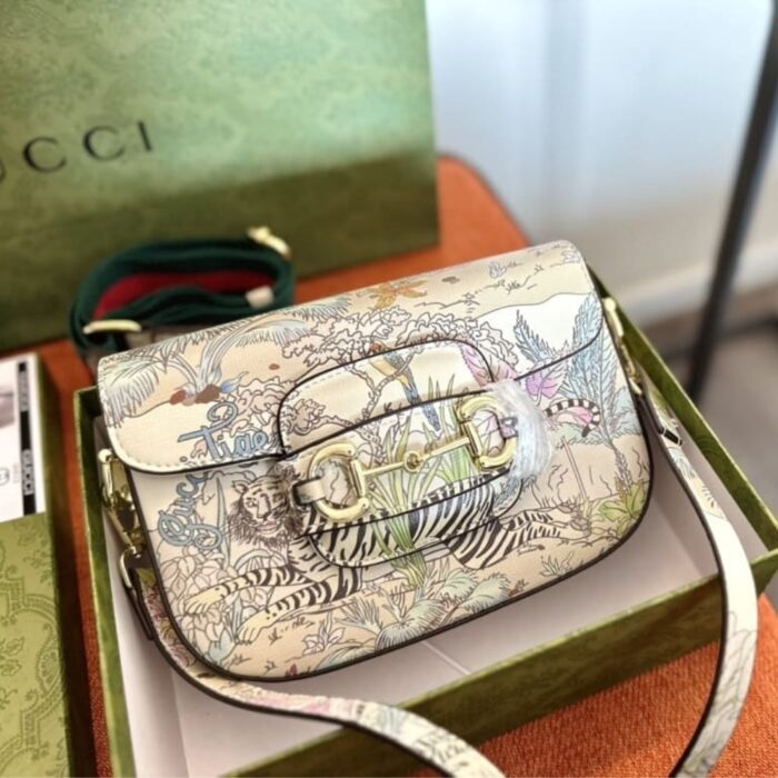 Gucci Tiger Horsebit 1955 Mini Bag 20cm ‎677266 UTIBC 9177 - Image 2