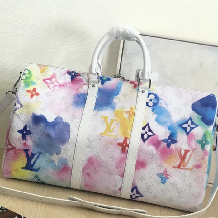 Louis Vuitton Keepall 50 Monogram Watercolor 50cm M45758 - Image 2