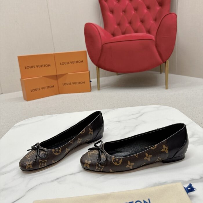 Louis Vuitton Joy Ballerina Flats Monogram Brown - Image 6