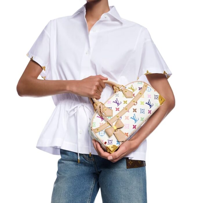 Louis Vuitton X Takashi Murakami Handbag East West Mullticolored 28cm M13084 - Image 3