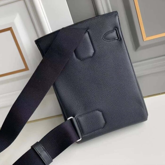 Hermes Hac A Dos Togo Backpack Black 29cm - Image 7