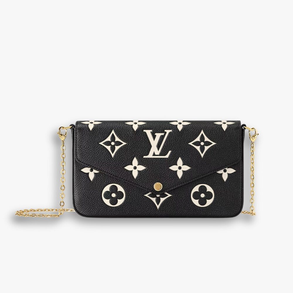 Louis Vuitton Félicie Pochette Empreinte Black 22cm M82479