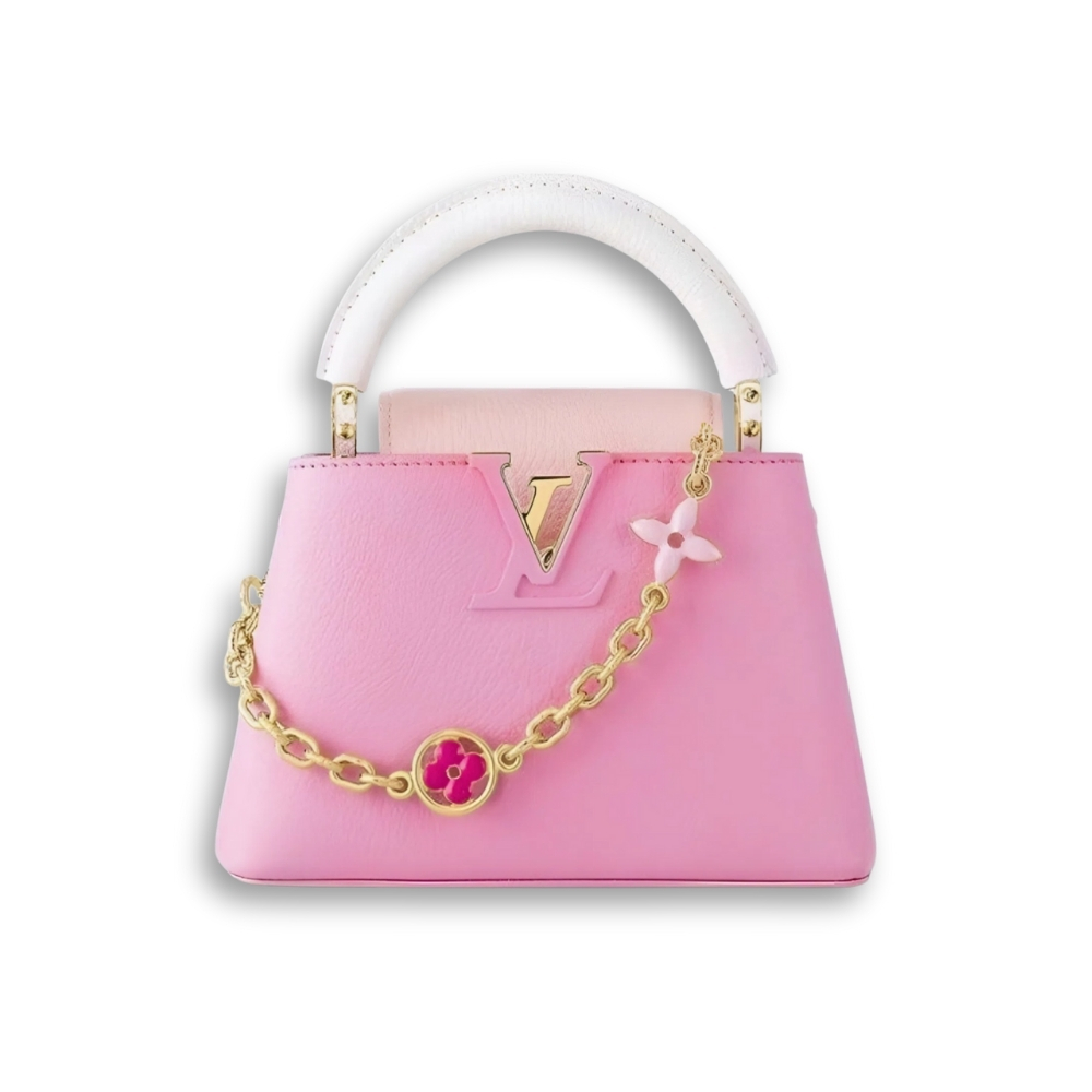 Louis Vuitton Mini Capucines Rose Chamallow Pink 20cm M22375