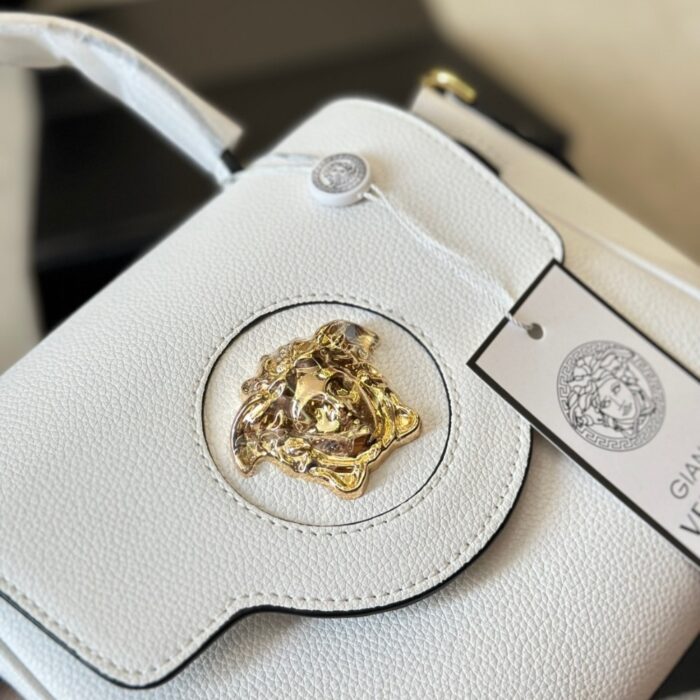 Versace La Medua Small Leather Tote 20cm - Image 4