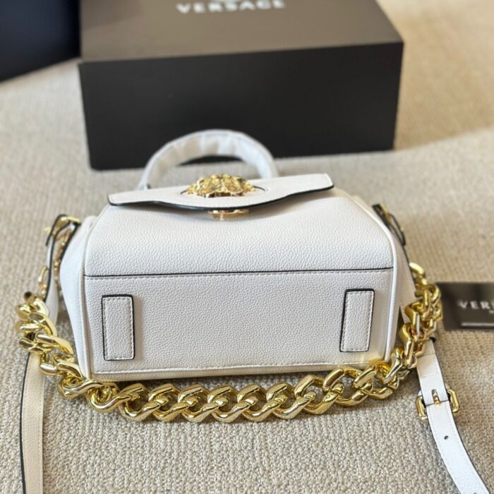 Versace La Medua Small Leather Tote 20cm - Image 6