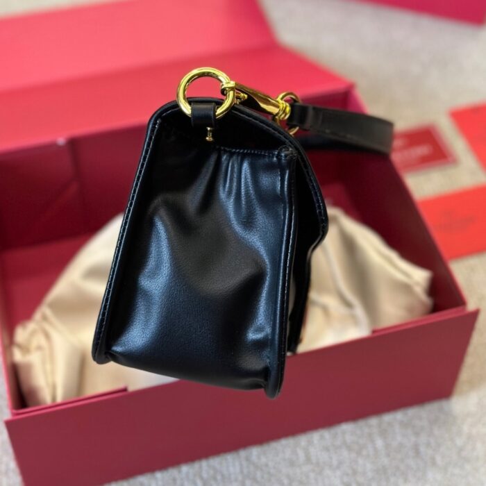 Valentino Garavani Vlogo 1960 Nappa Leather Shoulder Bag Black 28cm - Image 5