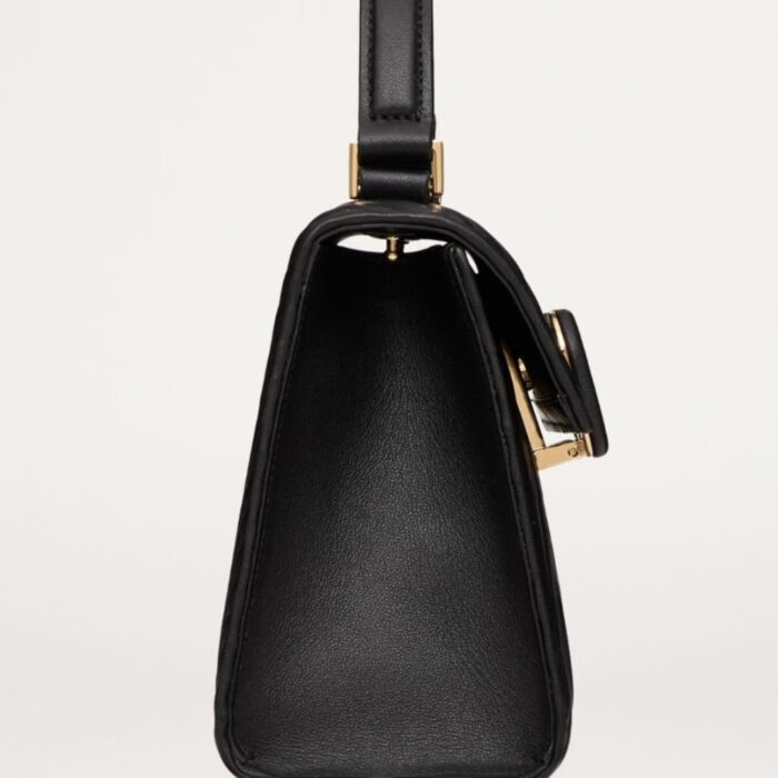 Valentino Garavani Small Leather Vsling Black 20cm - Image 5