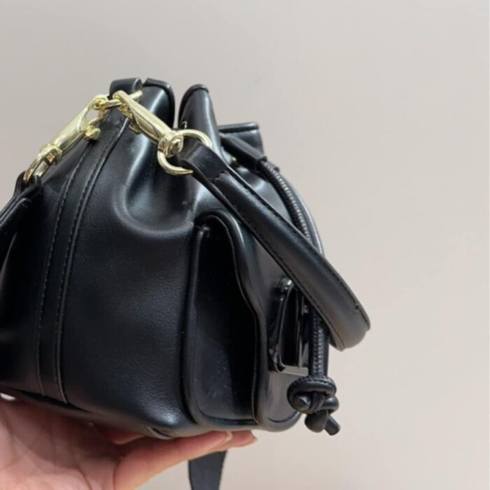 Valentino Garavani Loco Bucket Bag Black 18cm - Image 7