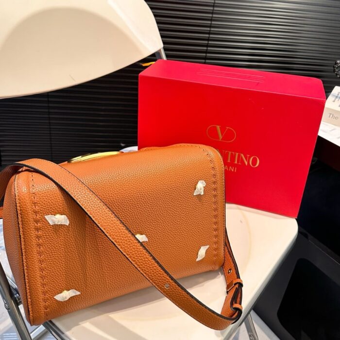 Valentino Garavani Alltime Leather In Brown 26cm - Image 7