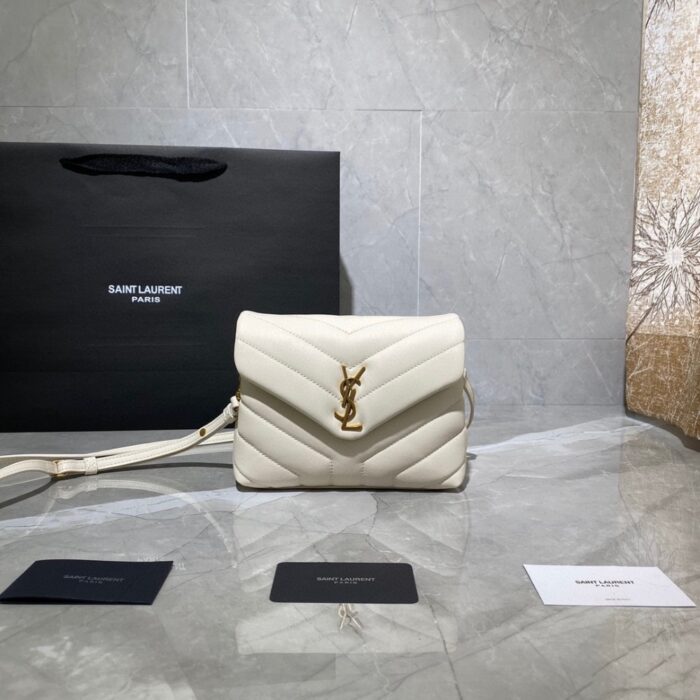 Saint Laurent Toy Loulou White 20cm 678401dv7079207 - Image 2
