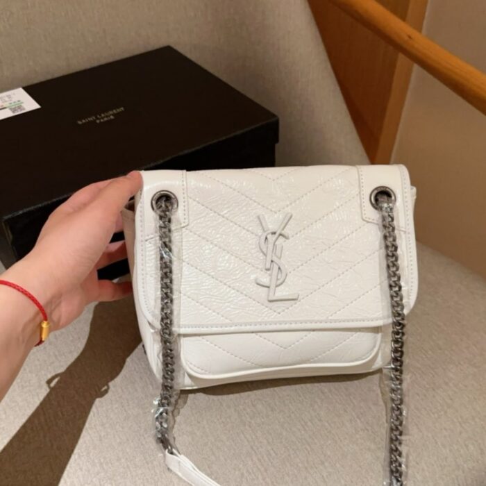 Saint Laurent Niki Baby In Vintage White 22cm - Image 2