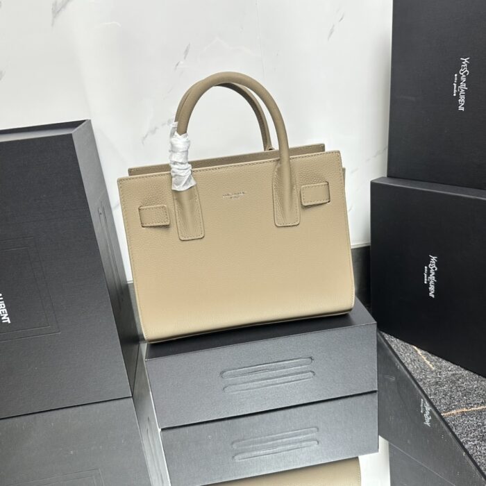 Saint Laurent Sac De Jour In Smooth Baby Dark Beige 26cm - Image 2