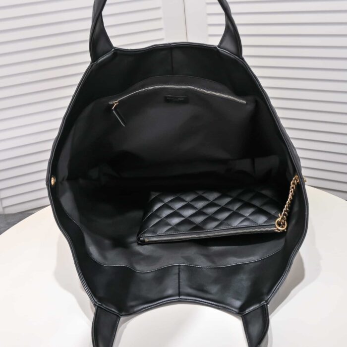 Saint Laurent Icare Maxi Shopping Bag Black 58cm - Image 8