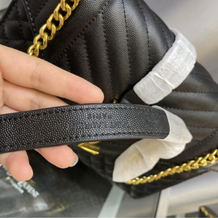 Saint Laurent Envelope Medium Black 24Cm - Image 4