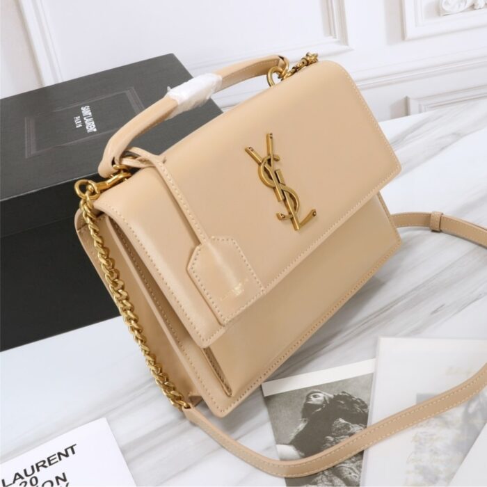 Saint Laurent Sunset Medium Dark Beige 25Cm - Image 4