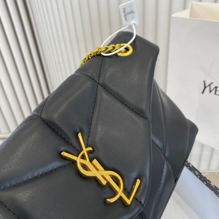 Saint Laurent Puffer Small Black 28cm 5774761el071000 - Image 4