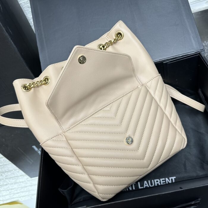 Saint Laurent Mini Joe Bag In Cream 19Cm - Image 4