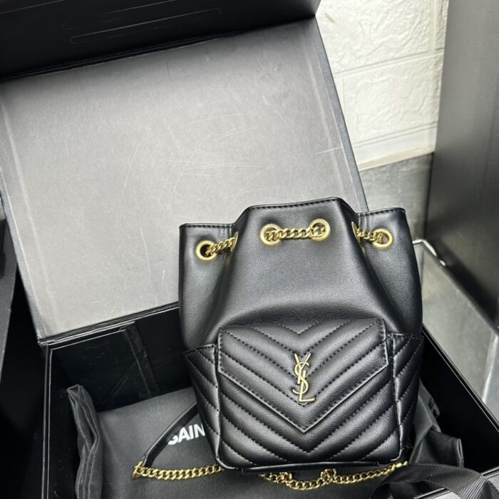Saint Laurent Mini Joe In Black 19Cm - Image 4
