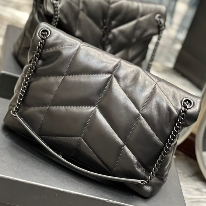 Saint Laurent Puffer Medium Black 35Cm 5774751el081000 - Image 4
