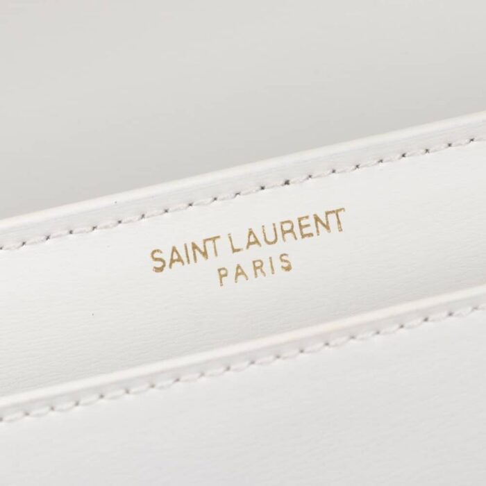 Saint Laurent Sunset Medium White 25Cm - Image 5