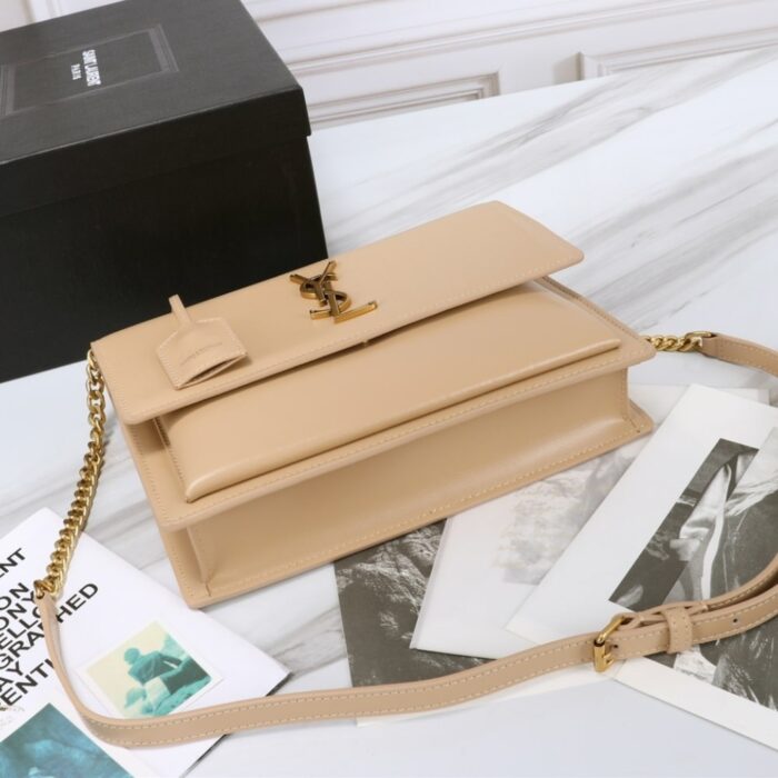 Saint Laurent Sunset Medium Dark Beige 25Cm - Image 5