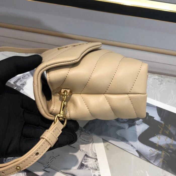 Saint Laurent Toy Loulou Beige 20Cm 678401DV7072721 - Image 5