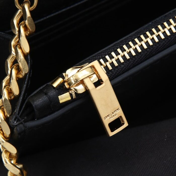 Saint Laurent Kate Small In Grain De Poudre Black 20Cm - Image 5
