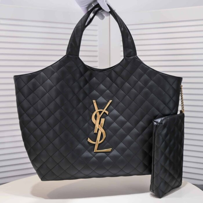 Saint Laurent Icare Maxi Shopping Bag Black 58cm - Image 5