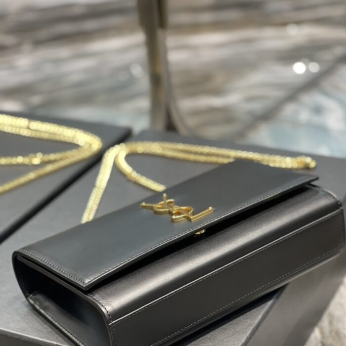 Saint Laurent Kate Medium In Grain De Poudre Black 24cm - Image 6
