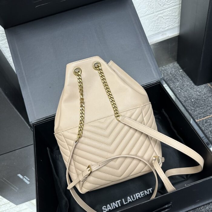 Saint Laurent Joe Backpack Cream 22cm - Image 6