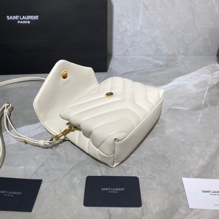 Saint Laurent Toy Loulou White 20cm 678401dv7079207 - Image 7
