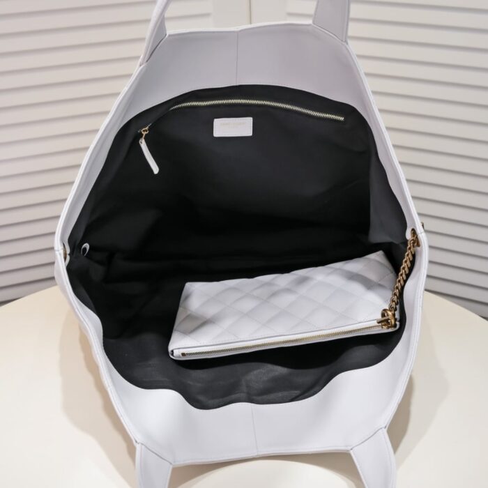Saint Laurent Icare Maxi Shopping Bag White 58Cm - Image 7