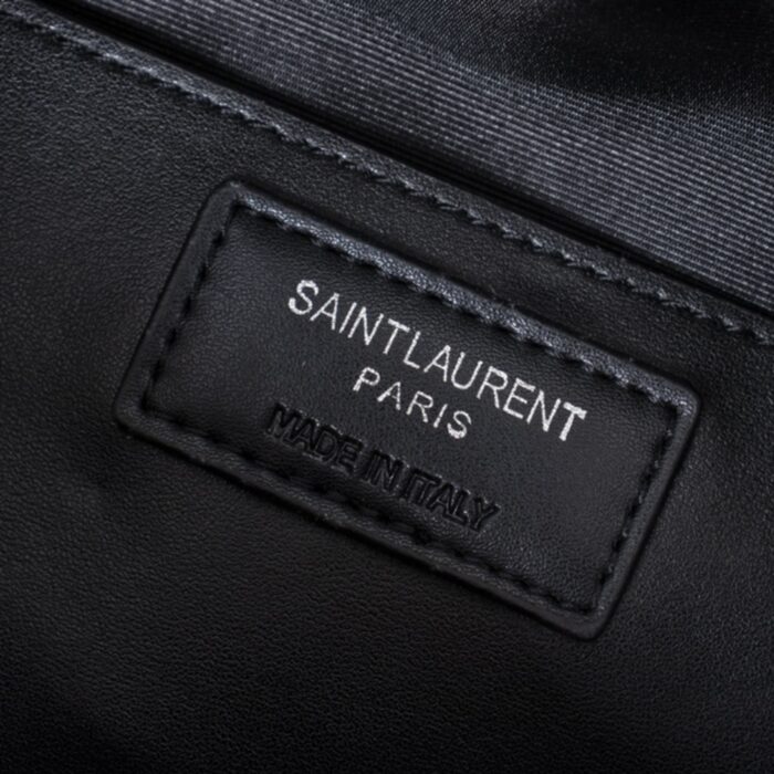 Saint Laurent Lou Camera Bag Matte Black Metal 23Cm - Image 8