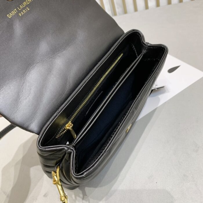 Saint Laurent Toy Loulou Black 20Cm 678401DV7071000 - Image 8