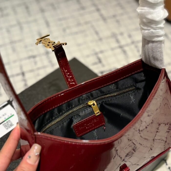 Saint Laurent Le 5 À 7 Dark Red Wine 25cm 657228B870W6413 - Image 7