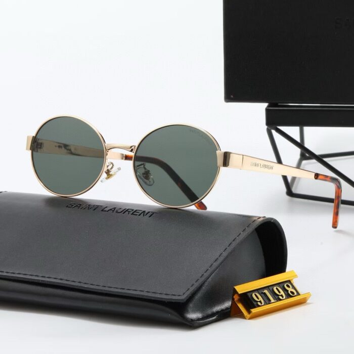Saint Laurent SL 692 Light Gold And Green 779851Y99028002 - Image 2
