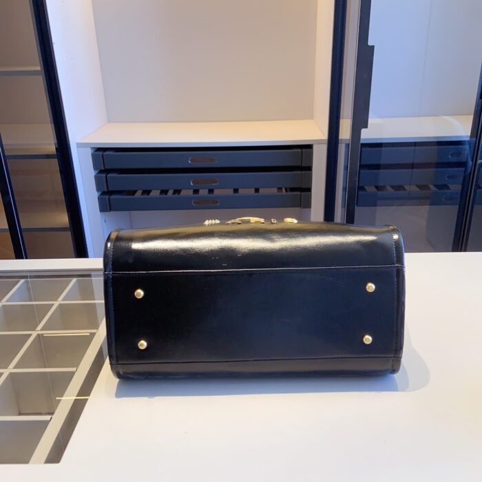 Chanel Deauville Shopping Tote Bag Black 38cm - Image 4