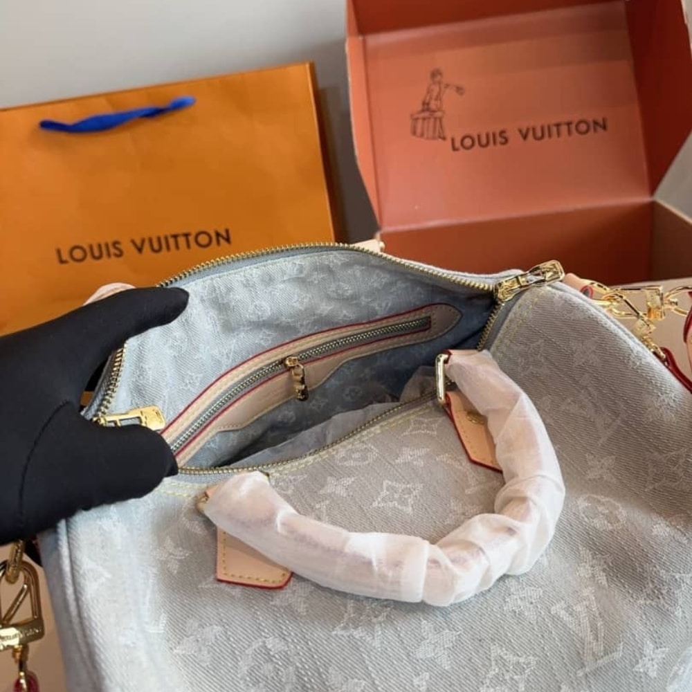 Louis Vuitton Speedy Soft 30 Washed Gray 30cm M13344 - Image 7