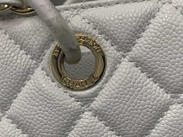 Chanel Bolsa Grand Tote Bag White 33cm - Image 7