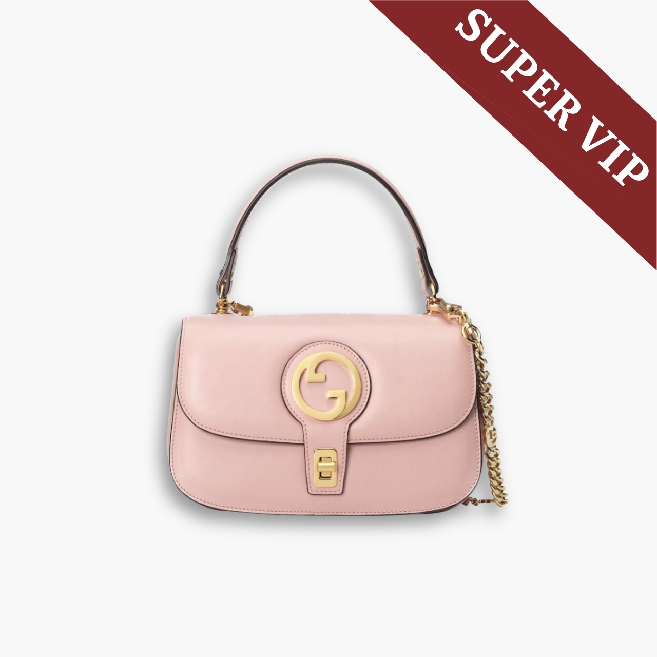 Super Vip 1:1 - Gucci Blondie Top Handle Bag Light Pink 23Cm 735101 UXX0G 6910