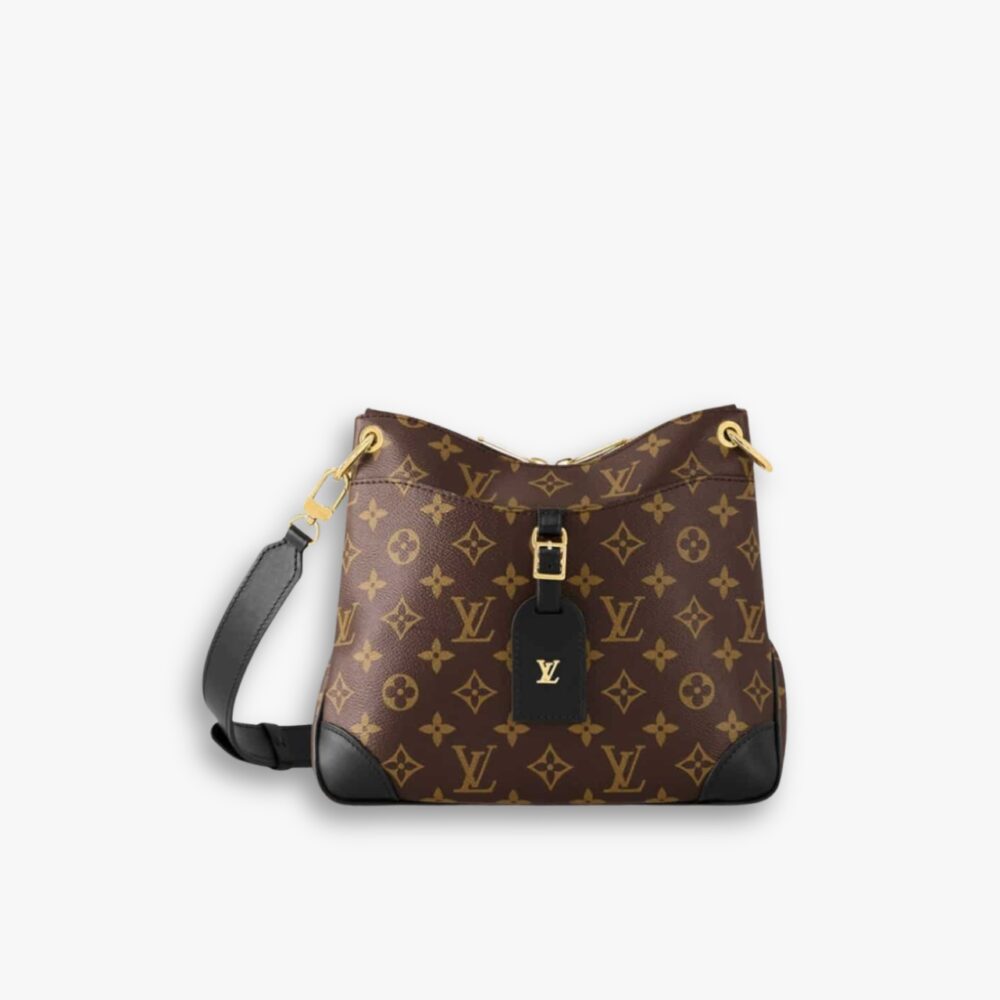 Louis Vuitton Monogram Odéon PM Bags Black 28cm M45353
