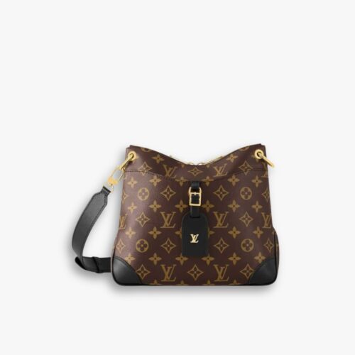Louis Vuitton Monogram Odéon PM Bags Black 28cm M45353