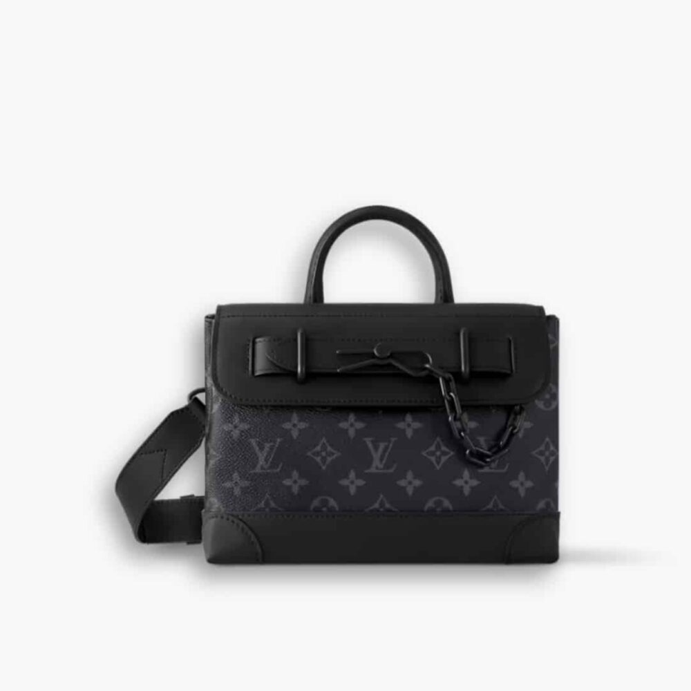 Louis Vuitton Steamer PM Canvas Black 25Cm