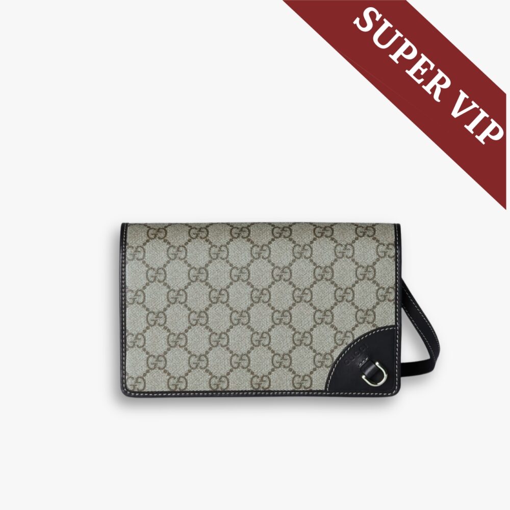 [SUPER VIP 1:1] – Gucci GG Emblem Super Mini Shoulder Bag Black 20cm 820688 FAD6L 9741