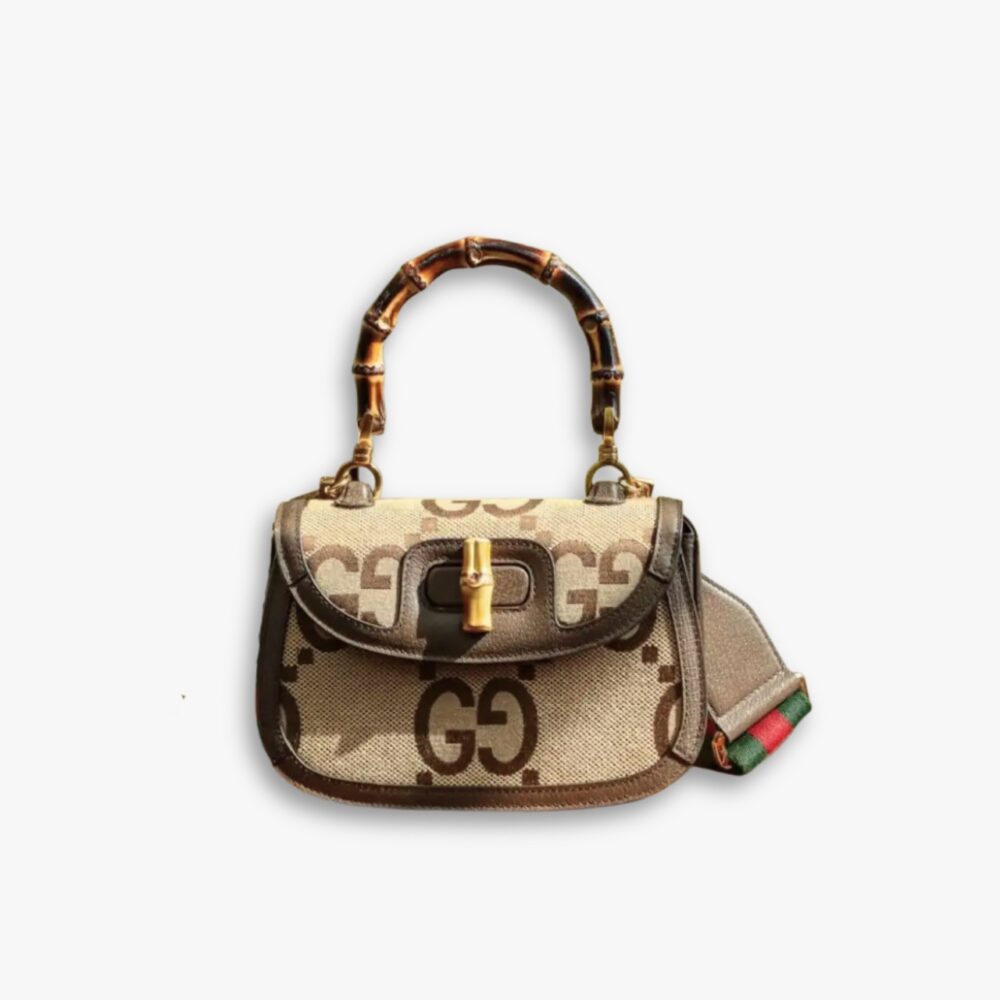 Gucci Bamboo 1947 Mini Bag Brown 21Cm 686864 UQLBT 2570