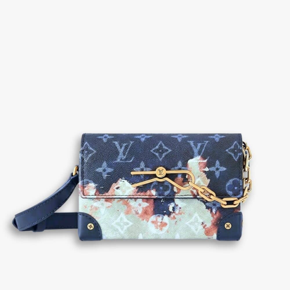 Louis Vuitton Steamer Wearable Wallet Bleach Blue 18Cm M82900