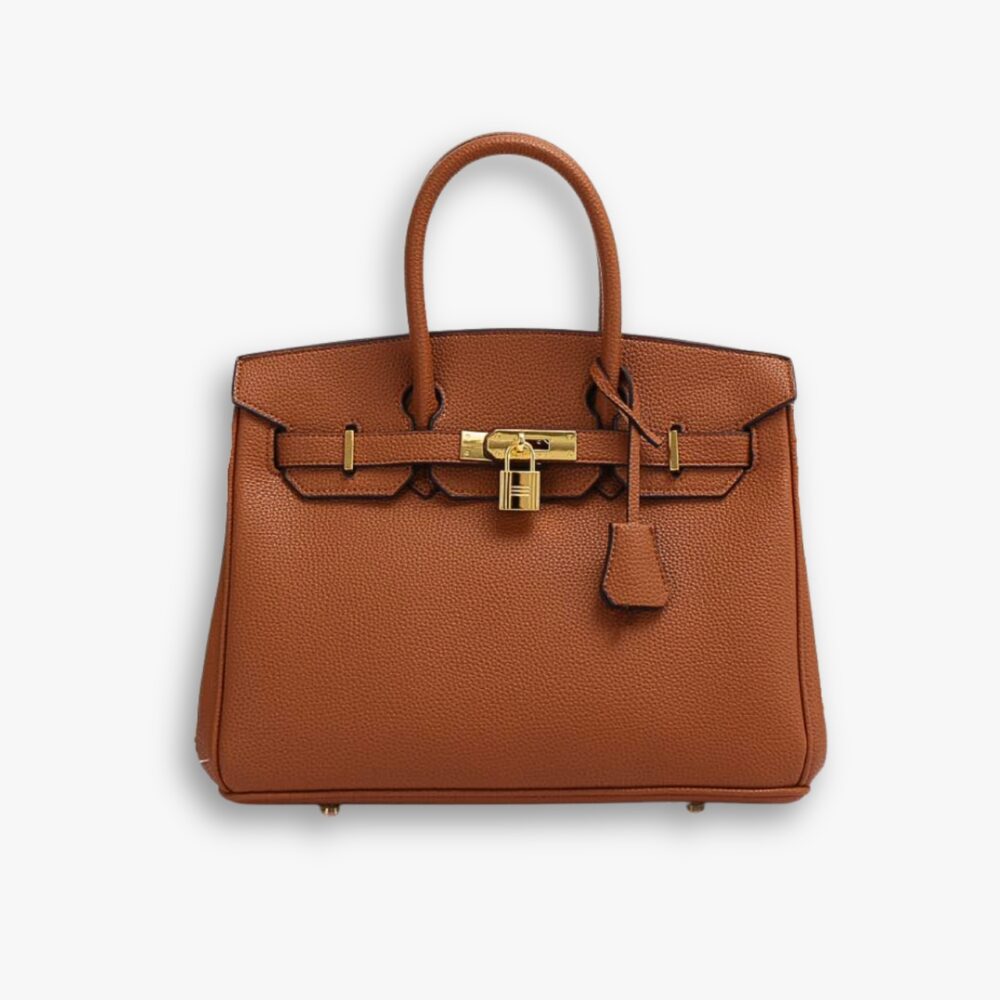Hermes Birkin 25 Handbag Gold Brown 25cm