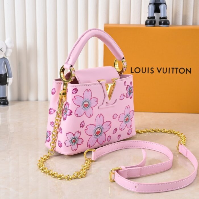 Louis Vuitton x Takashi Murakami Capucines Mini Pink 21 cm M13249 - Image 2
