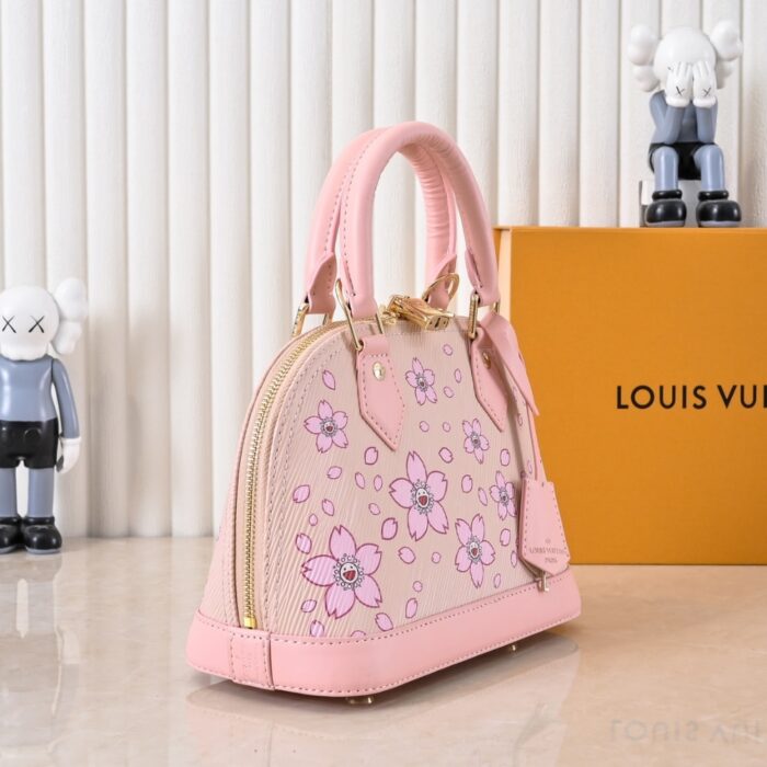 Louis Vuitton x Takashi Murakami Alma BB Pink 25 cm M13104 - Image 5